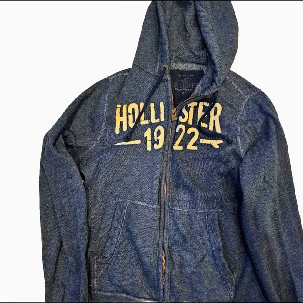 Hollister Men's Blue Lightweight Jacket